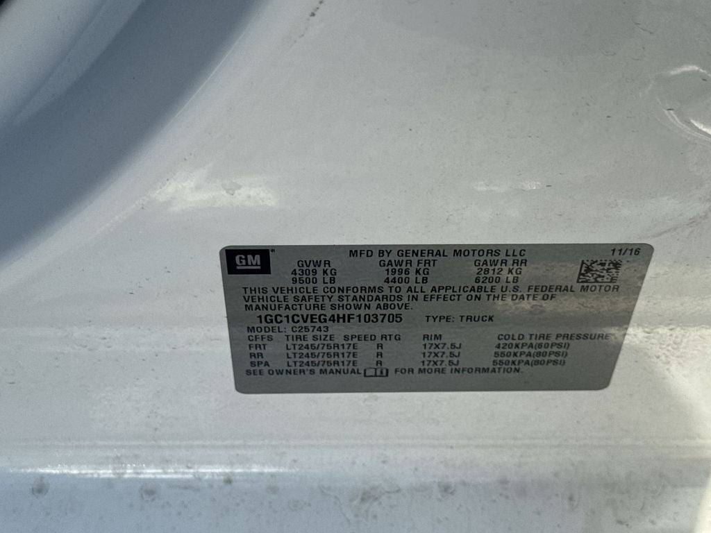 2017 Chevrolet Silverado 2500HD LT